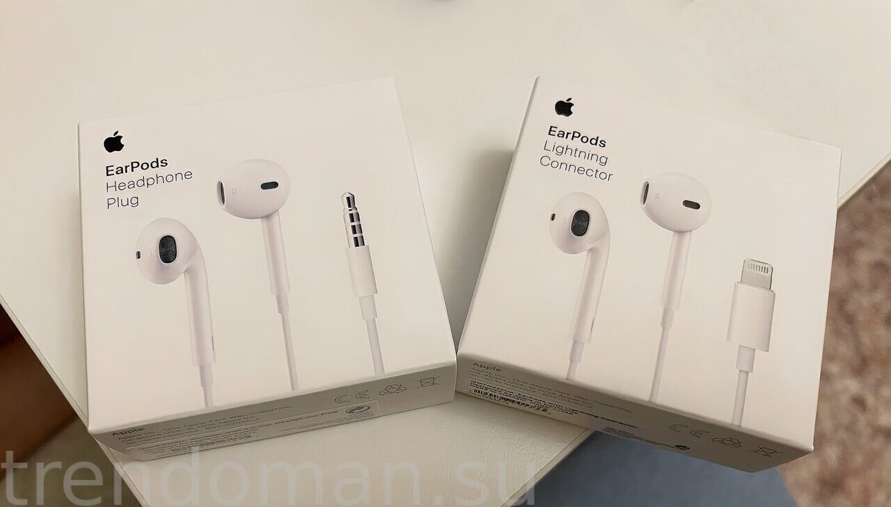 Наушники Apple EarPods, 3.5 и Lighting